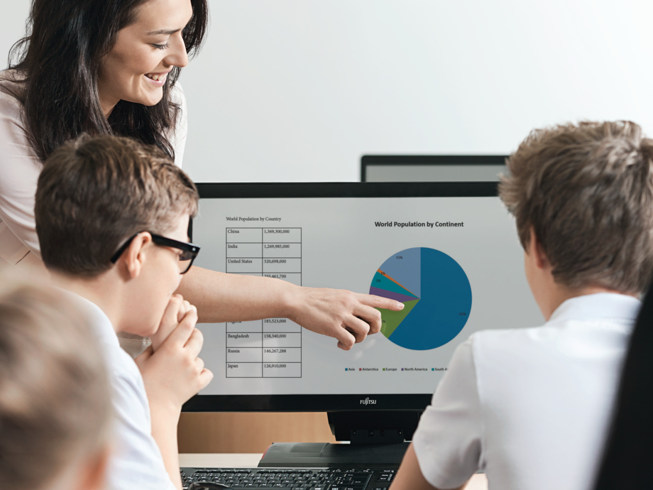 Profesionálne monitory Fujitsu