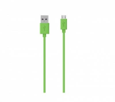 BELKIN USB 2.0 A - MicroUSB 2.0 B prepojovací MixIt kábel M/M 2m zelený