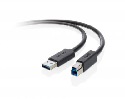 BELKIN USB 3.0 A - USB 3.0 B prepojovací kábel M/M 0,9m prémiový