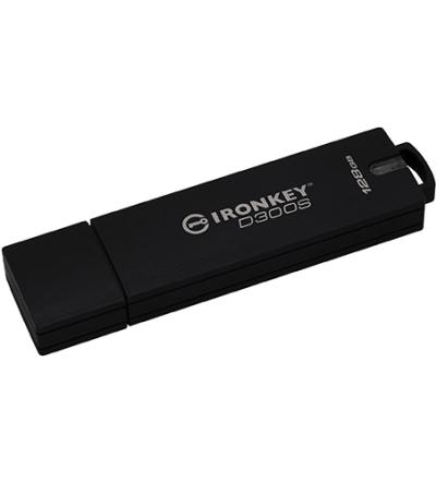 KINGSTON 128GB IronKey D300S Serialised Standard USB 3.1