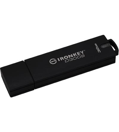 KINGSTON 32GB IronKey D300S Serialised Standard USB 3.1