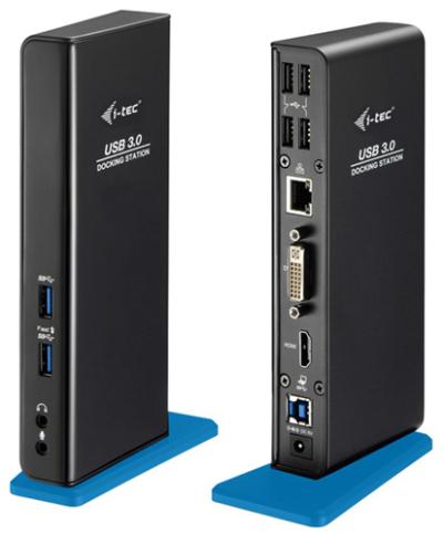 i-tec USB 3.0 Dual Docking Station + USB Charging Port