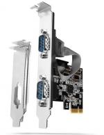 Axagon PCIe karta - dvakrát RS232