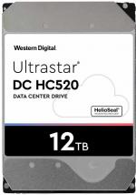 Western Digital 3,5" HDD 12TB Ultrastar DC HC520 256MB SATA, ISE