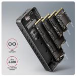 Axagon Kovový box ARMORED